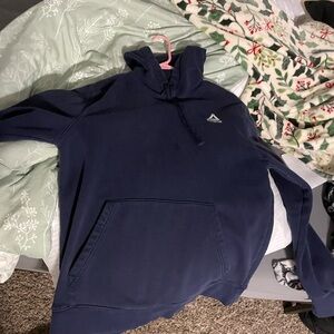 Reebok Men's Dark Blue Pullover Hoodie